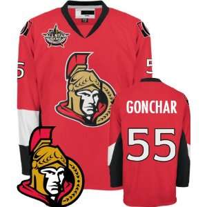 EDGE Ottawa Senators Authentic NHL Jerseys Sergei Gonchar Home Red 
