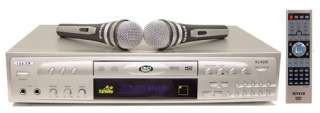 NEW All Region RJ 4200 DVD PRO Karaoke Player +2 Mics  