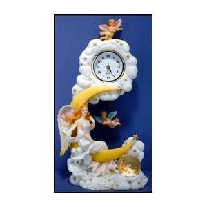  Angels Snowdome Pendulum Clock