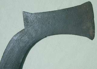 forged iron antique african knife ngbandi congo 38  