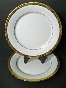 Royal Gallery Gold Buffet Set of Two Dinner Plates  
