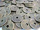 Wholesale 500PCS Fengshui I Ching Coins Dia:1CM+5 Pouch  