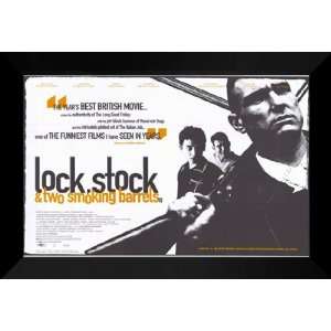   Lock Stock 2 Smoking Barrels 27x40 FRAMED Movie Poster