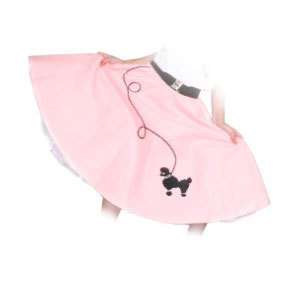 NEW Light Pink 50s POODLE SKIRT Small Child 4/5/6 yrs  