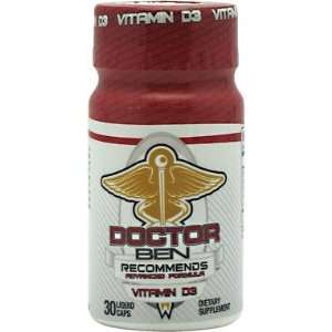  Doctor Ben Recommends Vitamin D3, 30 liquid caps Health 
