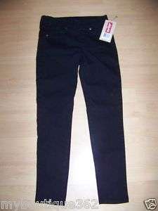 NEW WITH TAG LEVIS GIRLS BLACK SKINNY JEANS LEGGINS  