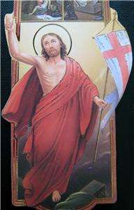 JESUS CRUCIFIXION CROSS PICTURE HOME INTERIOR DECOR  