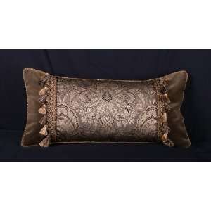   Allen Woven Damask and Clarence House Velvet Pillow