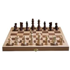  Anna 15 Classic Design Folding Chess Set with Straps 