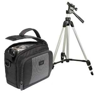   Tripod + Camcorder / Digital SLR Camera Gadget Bag: Camera & Photo