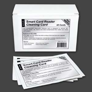  Waffletechnology Smart Card Reader Cleaning Cards (40 