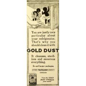   Dust Washing Powder Twins House Cleaning Rag Scrub   Original Print Ad