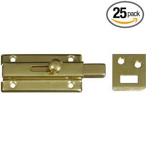  STANLEY 2 1/2 Bright Brass Slide Bolts Sold in packs of 5 