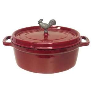 Staub Collectibles Coq Au Vin Cocotte Oval French Oven:  