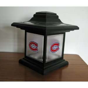   Montreal Canadiens Outdoor Solar Table Light Lamp: Sports & Outdoors