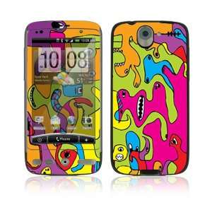  HTC Desire Skin Decal Sticker   Color Monsters Everything 