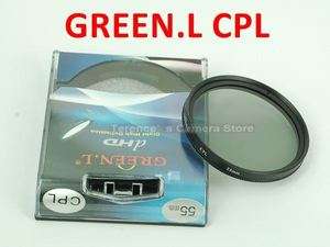 Green.L 55mm Circular Polarizing CPL C PL PL CIR Filter  