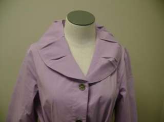 George Simonton Cotton Shirt w/ Ruched Collar & Belt  