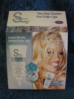   THE SIMON SOLUTION BY DERMA FRESH 2~STEP SYSTEM FOR FULLER LIPS NEW