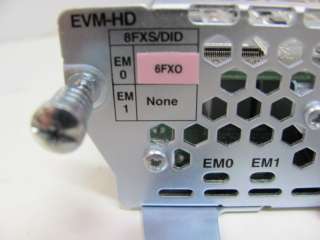 Cisco EVM HD 8FXS/DID Voice/Fax Module w/ EM HDA 6FXO 746320925837 