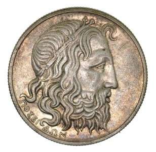 Greece Silver 20 Drachmai 1930 in High Grade  
