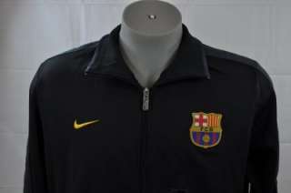   Barcelona Authentic N98 Soccer Jacket City Grey Tour Yellow XL (TUB40
