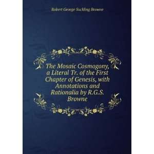   and Rationalia by R.G.S. Browne Robert George Suckling Browne Books
