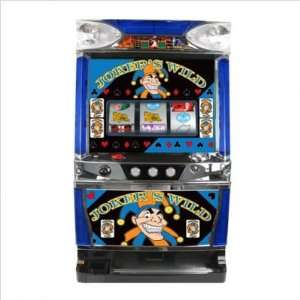    Jokers Wild Skill Stop Slot Machine (Blue)