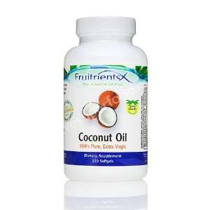  Coconut Oil 100% Pure Extra Virgin   120 Softgels: Health & Personal