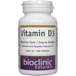  Vitamin D3 5000 IU 180 Softgels