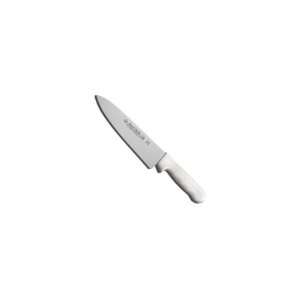  Sani Safe S145 8 PCP 8 White Cooks Knife with Polypropylene Handle 