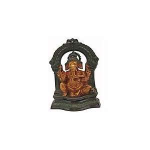  STATUE PATINA HINDU GOD OF WISDOM INDIA ART GANESHA: Home & Kitchen