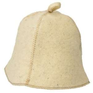  Wool Hat for Sauna Simple White Unisex. Health 