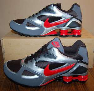 New Nike Shox Heritage Black/Silver/Red AthleticShoes Mens (8 11 