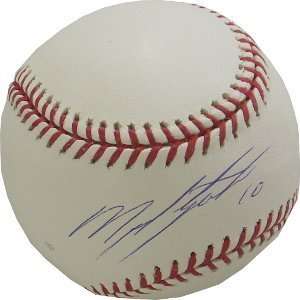  Miguel Tejada Autographed Ball   Official Major League 