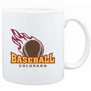    Mug White  BASEBALL FIRE Colorado  Usa States