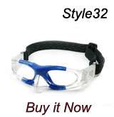 BrandNew Clear goggles Sports glasses eyewear Basketball soccer 