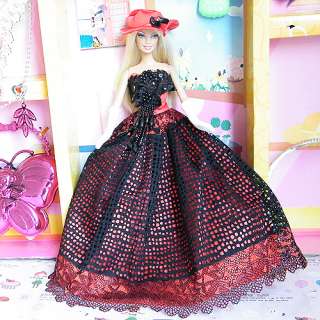 New Fashion Princess Wedding Clothes Party Dresses Gown Outfit for 