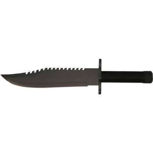  Combat Survival Knife   Black Blade: Sports & Outdoors