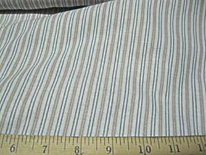 Discount Fabric Chambray Cotton Shirting Stripe 64 wide REM27  