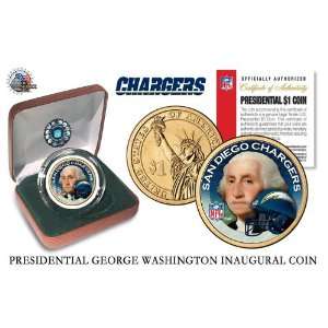   Diego Chargers NFL US Mint Presidential Dollar Coin 