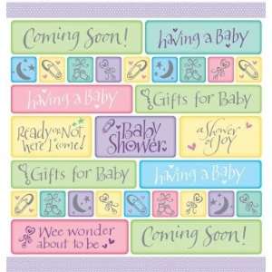  Coming Soon Baby Shower Plastic Tablecover Health 
