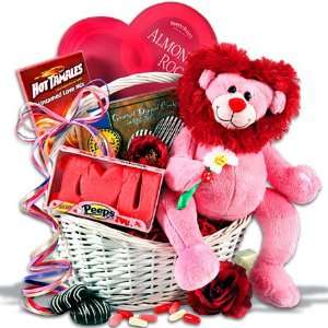 My Hearts Not LION Valentines Day Gift Basket  Grocery 