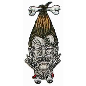  Shrunken Head Embroidered Iron On Patch: Everything Else