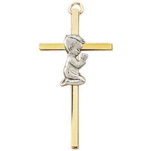  4.25? 24kt. Gold Plated Cross (Boy): Everything Else