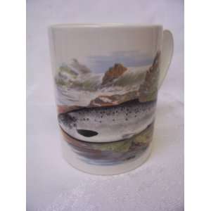  Portmeirion The Compleat Angler Coffee Mug   Salmon 
