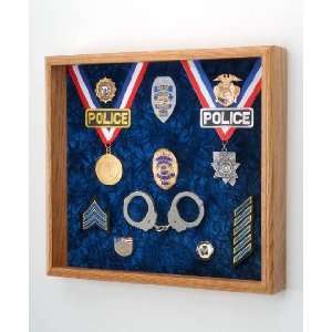  Law Enforcement Deluxe Awards Display Case: Home & Kitchen