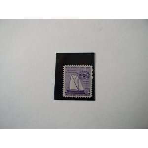   1957 3 Cents US Postage Stamp, S# 1095,SHIPBUILDING 