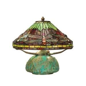  Dale Tiffany 1035 173 Museum 3 Light Table Lamp in Antique 