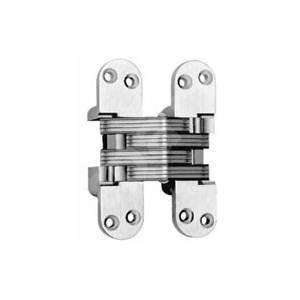   418 Fire Rated Invisible Hinge Satin Stainless Steel: Home Improvement